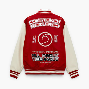 Custom Chenille Embroidery Wool Sleeve Baseball <b>Varsity</b> <b>Jacket</b> for Women/<b>Men</b> Long Style Winter Outdoor <b>Bomber</b> <b>Jacket</b> - Product Image 5
