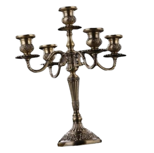 Wedding Centerpieces Table Decoration Modern Luxury <b>Gold</b> Metal Candelabra Weddings Home Christmas Tabletop Decorative <b>Candle</b> - Product Image 1