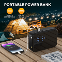 12V Portable Car Battery Jump Starter with Air Pump Digital Tire Inflator 4 in 1 Multi Function Emergency Power Bank