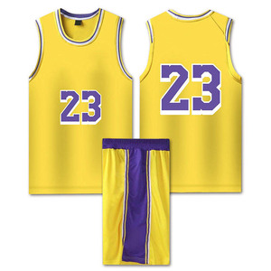 Conjunto de uniforme de baloncesto para hombre, transpirable, ligero, de secado rápido, camiseta y pantalones cortos, ropa deportiva para entrenamiento, partido, equipo. - Product Image 1