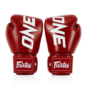 Nouveauté Gants de boxe et de MMA Fairtex One en cuir de vache véritable avec poignées pour l'entraînement au sparring Gants de frappe en cuir PU - Product Image 2
