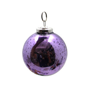 Meilleures ventes Ornements suspendus en verre de haute qualité de forme ronde pour les fêtes de mariage et la décoration de Noël - Product Image 2