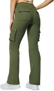 2025 dernière conception personnalisée de haute qualité pantalon évasé coupe régulière pantalon été plat avant 100% coton OEM femmes pantalons - Product Image 6
