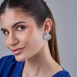 Trendy Drop Earrings 185895 Alloy Number Shape with <b>Emerald</b> for Wedding Engagement or Gift - Product Image 3
