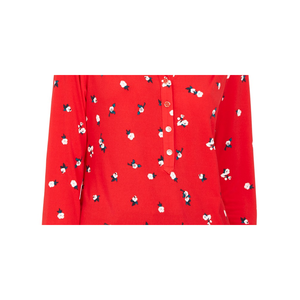 Maglia Polo da Donna Charter Club a Maniche 3/4 Rossa, Casual, Stampata, in Maglia con Logo, Traspirante, in Spandex, Taglia L - Product Image 3