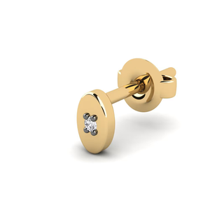 Elegant <b>Men's</b> 925 <b>Silver</b> Cut Lab Grown Stud <b>Earrings</b> Vintage Style Clean <b>for</b> Sharp Modern Look Perfect Gift Weddings - Product Image 5