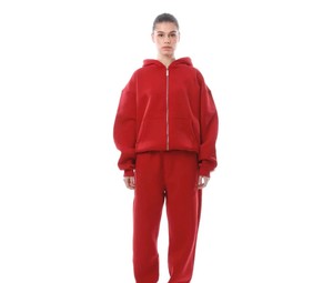 Chándales de Invierno para Mujer, Personalizados, de Alta Calidad, Casuales, Gruesos, con Capucha, Diseño Sólido, Transpirables, de Poliéster y Algodón - Product Image 1
