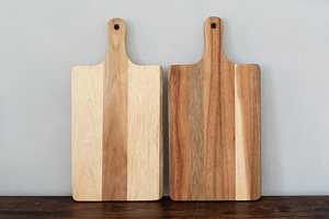 Idéal pour la préparation des aliments servant de la charcuterie ou du pain tranchant de l'Inde exportation vente planche à découper en bois multi-usages - Product Image 4