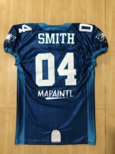 Sublimación personalizada Nuevo diseño Transpirable Barato Uniformes americanos Camisetas de fútbol - Product Image 5