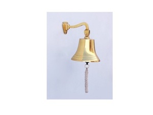 New Arrival Pure Brass Hanging <b>Bell</b> Premium Design Brass Ship Hanging <b>Bell</b> Elegant For Home Hotel Church Decorative Usage - Product Image 2