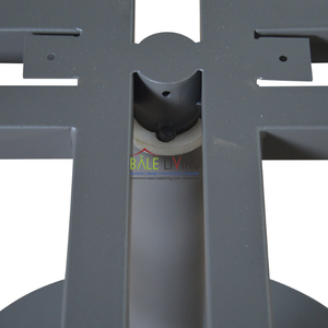 Muebles de mesa de centro ecológicos hechos de madera maciza para uso en exteriores. Mesa antihongos duradera y resistente - Product Image 3