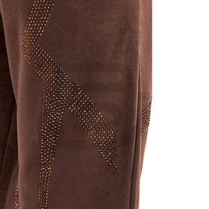 Avec fermeture éclair Style Capuche Chocolat Respirant Produit Durable Avec Prix Raisonnable Casual Wear Rhinestone Tracksuits - Product Image 6