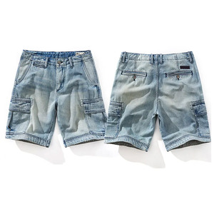 Pantalones cortos de bolsillo de carga informales de lona sólida de algodón 100% de alta calidad tela suave transpirable logotipo personalizado tarifa al por mayor disponible - Product Image 1