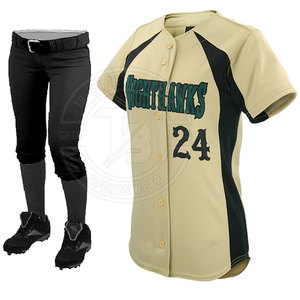 ชุดยูนิฟอร์มซอฟต์บอลแบบกำหนดเองได้ ออกแบบเองได้ตามต้องการ ระบายอากาศ ป้องกันแบคทีเรีย แห้งเร็ว ไซส์ใหญ่พิเศษ บริการขายส่ง OEM คุณภาพดีที่สุด - Product Image 1