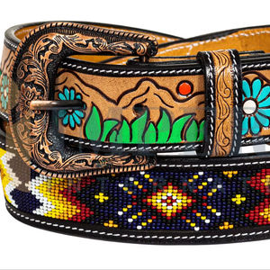 Premium Venta caliente Diseñador Personalizar Tamaño y Color Tradicional Fancy Men Party Festival Wedding Belt elegante conjunto hecho a mano - Product Image 1