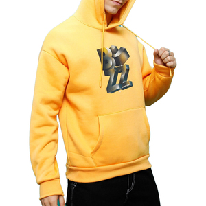 เสื้อฮู้ดผ้าฝ้าย100% สำหรับผู้ชายสินค้ามาใหม่เสื้อฮู้ดการออกแบบตามสั่งโลโก้สีพื้นย้อมสีสำหรับฤดูหนาว - Product Image 4