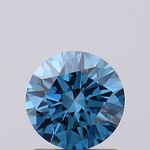 Tamaño de 1,00 quilates Forma redonda Fancy Vivid Blue Color Lab Grown Diamond IGI Certificado a precio al por mayor para hacer joyas elegantes - Product Image 6