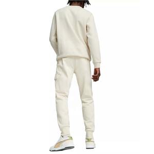 กางเกงวอร์มผู้ชายผ้าฟลีซแบบสั่งทำ MOQ ต่ำ กางเกงสเวตแพนท์ทรงแบ็กกี้ผ้าเฟรนช์เทอร์รี่ทรงขาบาน - Product Image 2