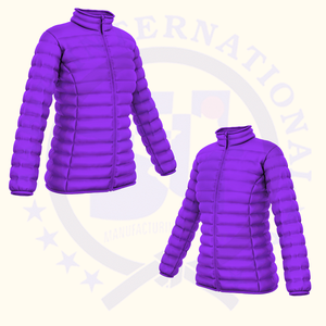 Chaqueta de Invierno Acolchada Transpirable para Mujer con Cierre de Cremallera, Forro de Seda, Tallas Grandes, Hecha a Medida, Piezas Desmontables, Precio al por Mayor - Product Image 3