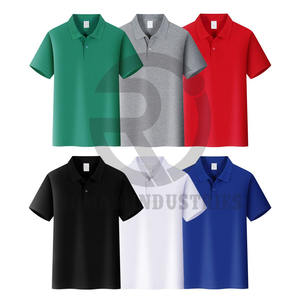 Camiseta de hombre de alta calidad Polo de algodón y poliéster Logotipo personalizado Camiseta Lisa Polo de verano de peso pesado para hombre - Product Image 6