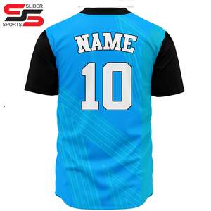 Chaqueta de Béisbol Personalizada por Sublimación para Hombre, con Cierre de 1/4, Manga Corta, Jersey de Softbol Juvenil, Chaquetas para Práctica de Bateo - Product Image 2
