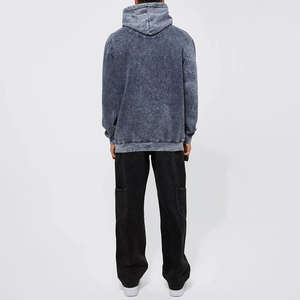 Custom <b>Oversized</b> Acid Washed Distressed <b>Hoodies</b> <b>Men</b> Ripped <b>Oversized</b> Vintage Heavy Weight <b>hoodies</b> <b>men</b> <b>men's</b> <b>hoodies</b> - Product Image 6