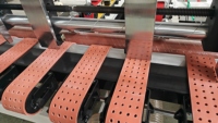Machine à plier, coller et coudre automatique à grande vitesse CHENGTENG pour la production de boîtes en carton ondulé