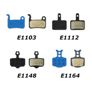Pastillas de Freno Semimetálicas Silenciosas Sin Asbesto para Bicicleta de Montaña, Modelo E1157, Fabricante de Taiwán - Product Image 2