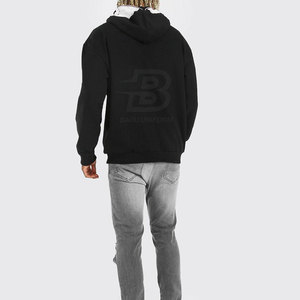 Ropa de invierno informal para hombre Sudaderas con capucha de moda para uso en exteriores con cremallera de cara completa Cuello con capucha de diseño diferente - Product Image 3