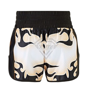 กางเกงมวยไทยคุณภาพดี สีตามสั่ง สำหรับฝึกซ้อม ฟิตเนส ต่อสู้ MMA มวยไทย คิกบ็อกซิ่ง - Product Image 4