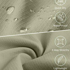 2025 pantalones de hombre informales con bolsillos tela de punto largo transpirable y patrón sólido pantalones de hombre personalizados teñidos lisos - Product Image 6