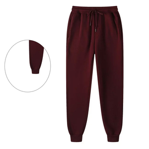 2025 Custom Design Men's Corduroy Sweatpants Straight Fitting Elastic Waist Closure Waterproof Breathable Casual Sports <b>Jogger</b> - Product Image 2
