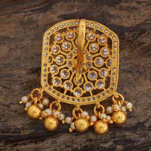 Pendentif en argent de style temple, objet de collection culturel - Product Image 5