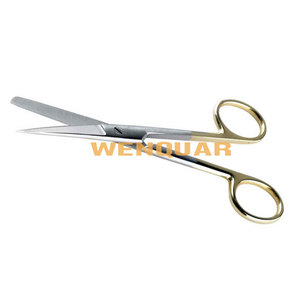 Ciseaux de podologie en or demi-rouge 15 cm, pointes émoussées/aiguisées, instruments chirurgicaux de haute qualité, fournisseur le plus vendu Wenquar - Product Image 4