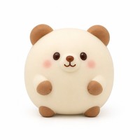 Jouet Squishy Ours Mochi à Rebond Lent Anti-Stress Sensoriel à Presser Fait Main Cadeau pour Adultes Adolescents Bureau Vente en Gros OEM