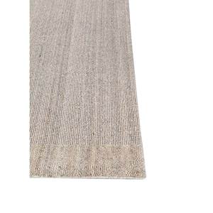 Alfombra de Lana Tejida a Mano Contour Ivory, de Algodón Orgánico y Yute, Diseño Rectangular Tipo Rompecabezas para Sala de Estar, Pasillo y Hogar -Hwl-214 - Product Image 4