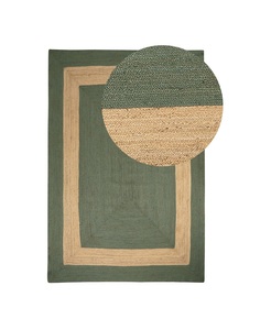 เสื่อปูพื้นและพรมปูพื้นสำหรับตกแต่งบ้านเสื่อวิ่งทำจากผ้าปอกระเจาซักได้รูปทรงกลม - Product Image 6