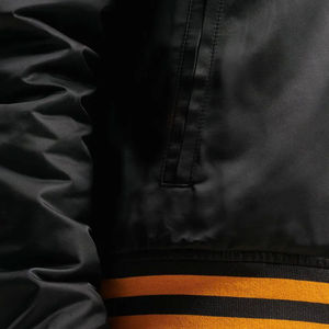 2025 nouveau Design logo personnalisé recadrée veste universitaire pour femmes haute qualité uni noir tissé tricoté veste - Product Image 6