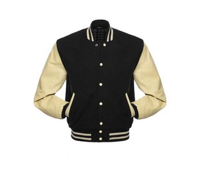Calidad superior OEM personalizado bordado de cuero hombro manga Varsity chaqueta para los hombres al por mayor ODM - Product Image 4