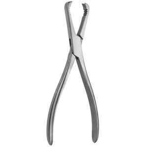 Fórceps de sujeción de hueso Langenbeck de alta calidad, instrumento quirúrgico ortopédico de 21 cm, acero inoxidable de calidad alemana - Product Image 1