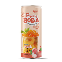 Hot Trending 250Ml Can Bubble Tea Passievrucht Smaak Verfrissende Bestseller Gratis Monster Voor Lichaam En Geest