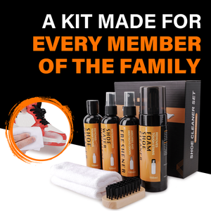 S-King Schuhreiniger Schuhreinigungsset Sneaker-Reinigungsset Fleckenentferner Imprägnierspray Deodorant-<span class=keywords><strong>Spray</strong></span> Flüssiges Schuhpflegeset - Product Image 4