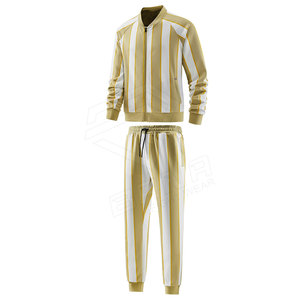 Conjuntos Deportivos Casuales para Hombre, Tallas Grandes, Color Sólido, Manga Larga, Cierre de Cremallera, 100% Algodón, Ropa Deportiva Ligera de Verano, Personalizable con Logotipo - Product Image 6