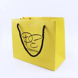 Custom Luxury Gift Shopping Paper Bag With Your Own Logo