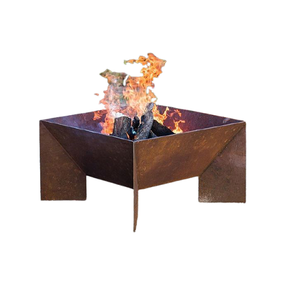 Brasero en fer massif de couleur noire, taille et forme personnalisées, foyer extérieur, brasero à prix abordable - Product Image 5