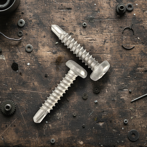 Vis autoperceuses PDC à tête cylindrique en acier inoxydable, métriques/pouces, classe 8, finition naturelle, entraînement Phillips, filetage profond à pas fin - Product Image 1