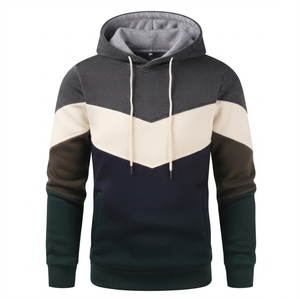 Nouveau style 2026 – Sweat à capuche homme 100 % coton, coupe oversize, écologique, séchage rapide, couleur personnalisable, pour l'hiver, couleur unie - Product Image 2
