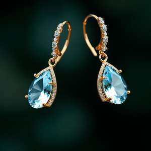 ต่างหูห้อยเงินสเตอร์ลิงทำด้วยมือ925ตามสั่งเครื่องประดับแฟชั่นของผู้หญิงสำหรับคนที่มีสไตล์ - Product Image 5