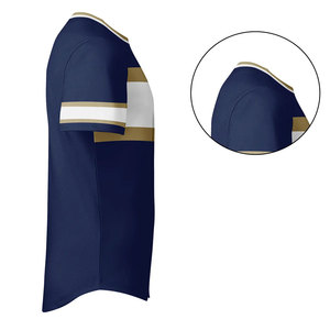 Maillot de baseball pour homme adulte, col en V, léger, confortable, respirant, 100% polyester, avec logo personnalisé, prix raisonnable - Product Image 2