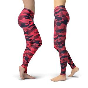 Leggings de Yoga Transpirables y Ecológicos de Secado Rápido, Cintura Media Elástica, Estampado por Sublimación, con Color y Logotipo Personalizados para Mujer - Product Image 5